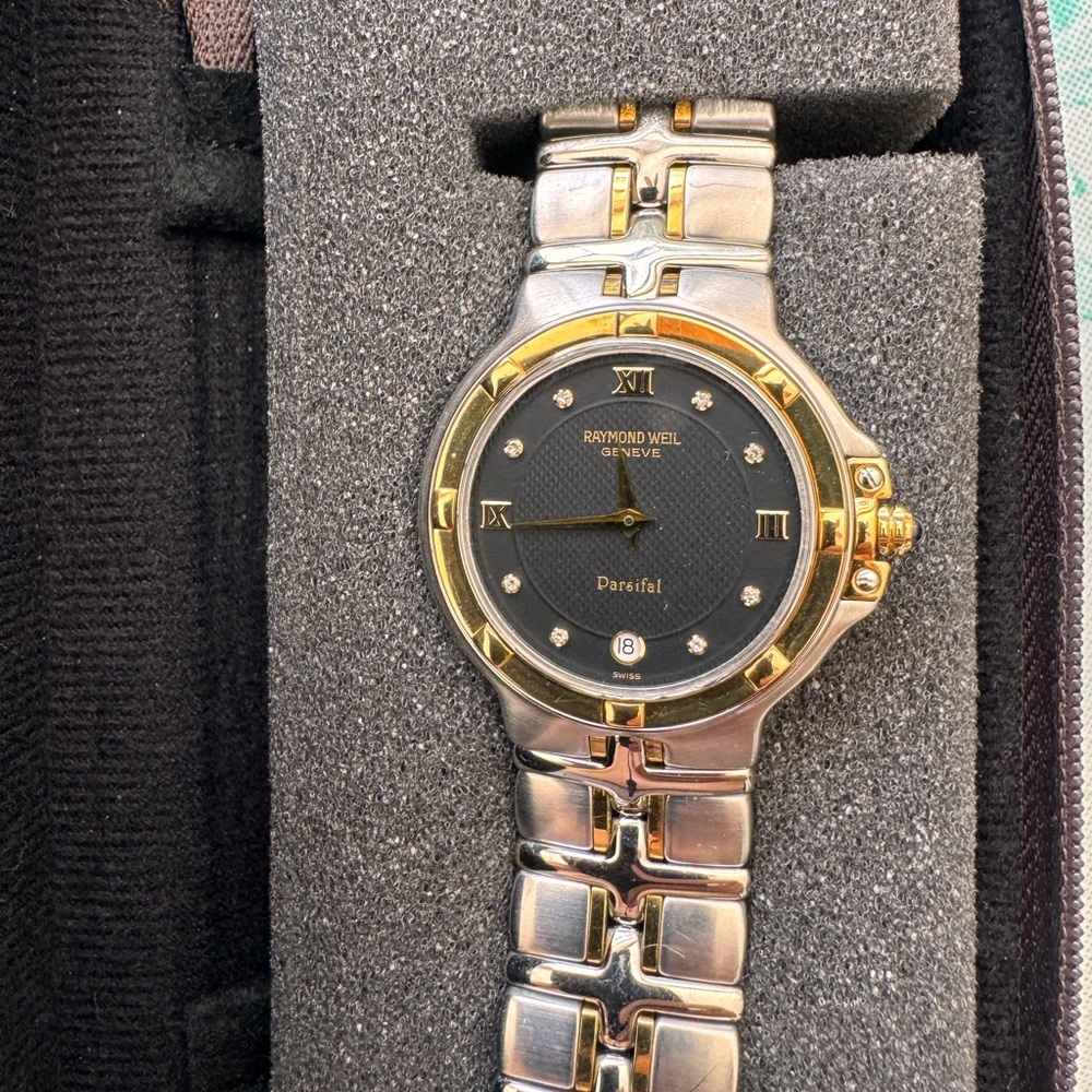 Raymond Weil Brown Leather Case